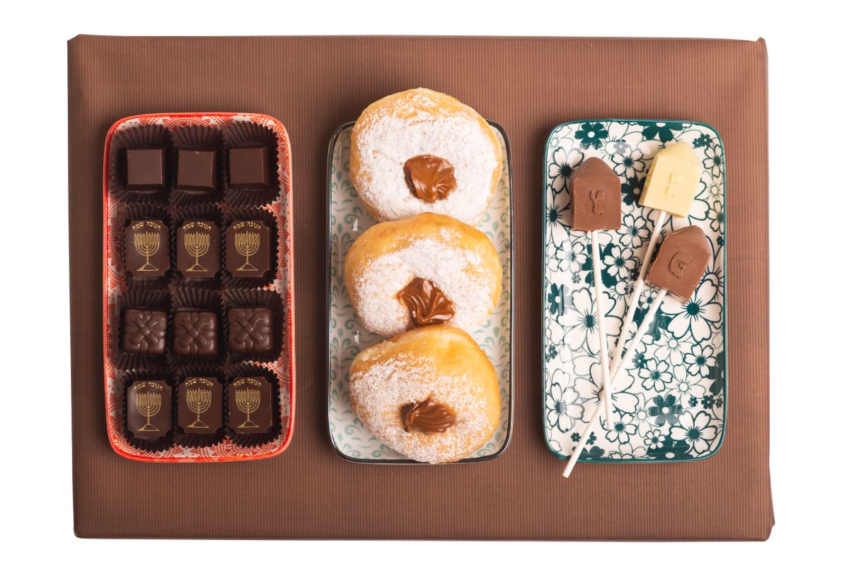 Set of Printed Ceramic Tray