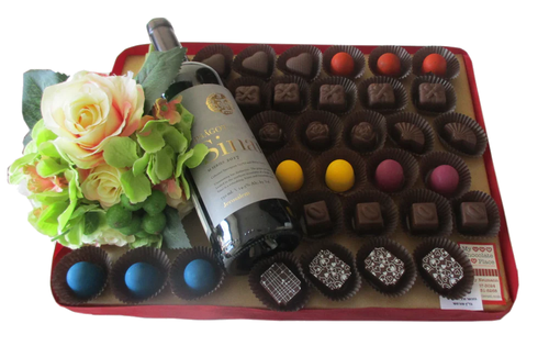 Flowers, Chocolate and Wine!