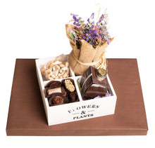 Load image into Gallery viewer, Square divided wood flower box