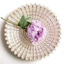Load image into Gallery viewer, Iridescent large silver dish